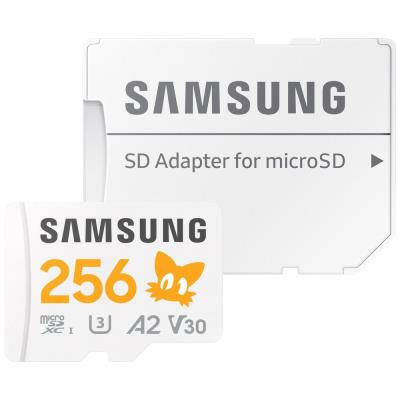 SAMSUNG PRO Plus Sonic the Hedgehog™ microSDXC 256GB + SD Adaptér / CL10 UHS-I U3 / A2 / V30