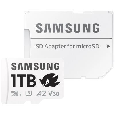 SAMSUNG PRO Plus Sonic the Hedgehog™ microSDXC 1TB + SD Adaptér / CL10 UHS-I U3 / A2 / V30