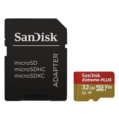 SanDisk Extreme Plus 32GB microSDHC / CL10 / A1 / UHS-I V30 / 95mb/s / vč. apdatéru