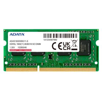 ADATA Premier 8GB DDR3L 1600MT/s / SO-DIMM / CL11 / 1,35V