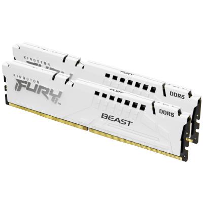 KINGSTON FURY Beast White XMP 64GB DDR5 5600MT/s / CL40 / DIMM / Kit 2x 32GB