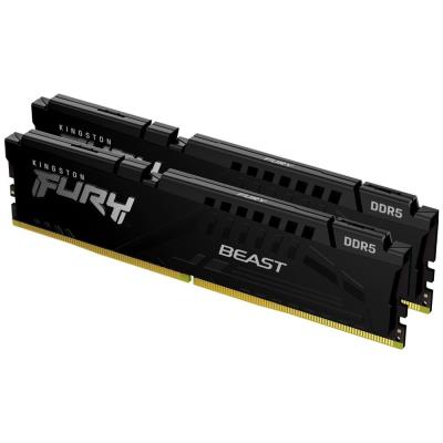KINGSTON FURY Beast Black XMP 16GB DDR5 6000MT/s / CL30 / DIMM / Kit 2x 8GB