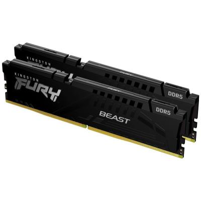 KINGSTON FURY Beast Black XMP 64GB DDR5 6000MT/s / CL30 / DIMM / Kit 2x 32GB