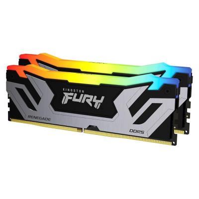 KINGSTON FURY Renegade RGB Silver XMP 48GB DDR5 8400MT/s / CL40 / CUDIMM / Kit 2x 24GB