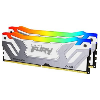 KINGSTON FURY Renegade RGB White XMP 48GB DDR5 8400MT/s / CL40 / CUDIMM / Kit 2x 24GB