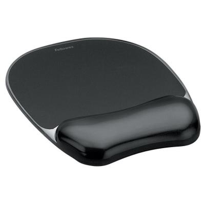 FELLOWES podložka pod myš a zápěstí CRYSTAL gelová černá