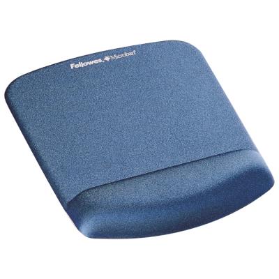 FELLOWES podložka pod myš a zápěstí PlushTouch modrá