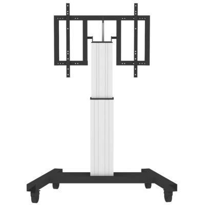 Neomounts  PLASMA-M2500TSILVER / Motorised Mobile Floor Stand (90° tilt) - VESA 200x200 up to 800x600 / Silver