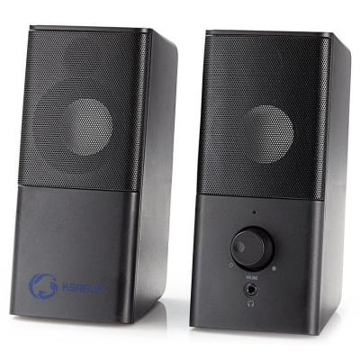 NEDIS herní reproduktory/ 2.0/ výkon 18 W/ 3,5 mm jack/ USB/ ABS/ černé