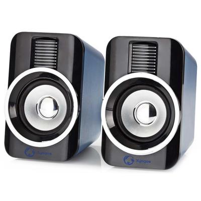 NEDIS herní reproduktory/ 2.0/ výkon 30 W/ 3,5 mm jack/ USB/ ABS/ černo-stříbrné