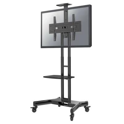 Neomounts Select NM-M1700BLACK/Držák displeje/vozík/32-75"/4 kolečka/VESA 600X400/nosn. 50kg/nast.výšky/2 police/černý