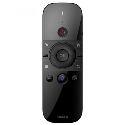 UMAX bezdrátový ovladač Air Mouse M1/ vestavěná klávesnice/ Lion baterie/ hlasová podpora/ USB/ Android/ W10/ Linux