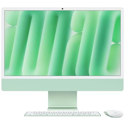 Apple iMac 24" (2024) / M4 / 4,5K Retina displej / 10C CPU / 10C GPU / 16GB RAM / 512 GB SSD / Zelený