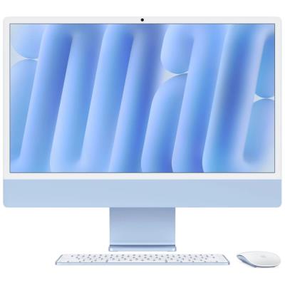 Apple iMac 24" (2024) / M4 / 4,5K Retina displej / 10C CPU / 10C GPU / 16GB RAM / 512 GB SSD / Modrý