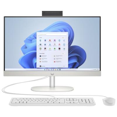 HP 24-cr0002nc/ AiO/ Ryzen 5 7520U/ 16GB DDR5/ 512GB SSD/ Radeon™ Integrated/ 23,8" FHD,matný/ W11H/ kbd+myš/ bílý