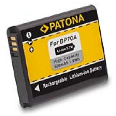 PATONA baterie pro foto Samsung SLB70A 500mAh