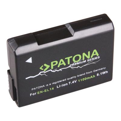 PATONA baterie pro foto Nikon EN-EL14 1100mAh Li-Ion Premium