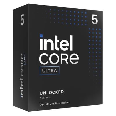 INTEL Core Ultra 5 245KF / Arrow Lake / LGA1851 / max. 5,2GHz / 6P+8E/14T / TDP 159W / bez VGA / BOX bez chladiče
