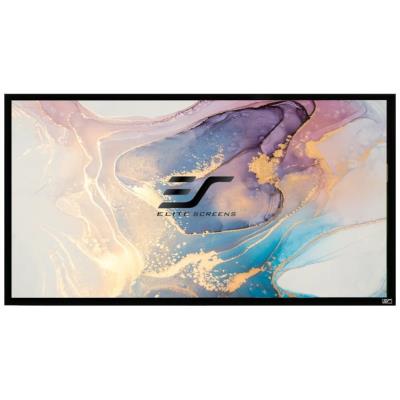 ELITE SCREENS plátno v pevném rámu CINEMA Scope 138" (350,5cm)/ 2,35:1/ 137,2×322,3cm/ gain 1.1/ rám černý 6cm