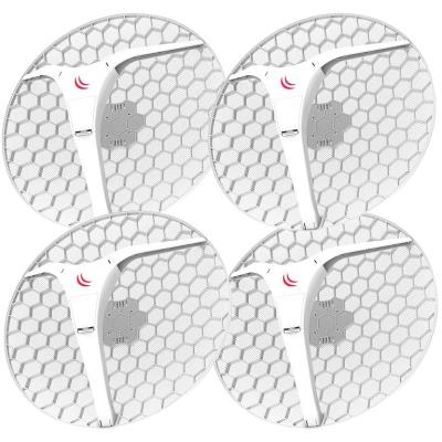 MikroTik LHG XL HP5 - outdoor klient, anténa 27 dBi, 6,4°, 802.11a/n, L3 (5GHz) - 4 ks