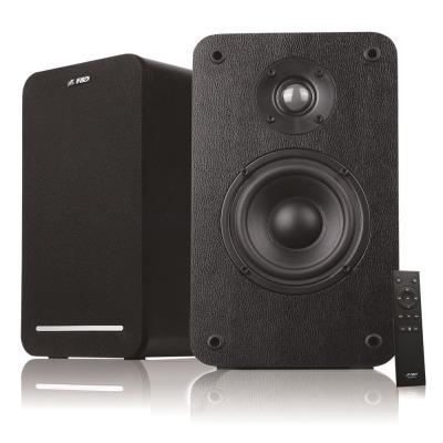 FENDA F&D repro R40BT/ 2.0/ 60W/ dřevěné/ černé/ BT4.2/ USB/ optický vstup/ dálkové ovládání