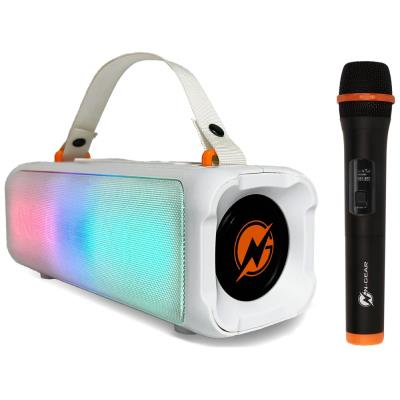 N-GEAR PARTY LET'S GO PARTY SPEAKER BLAZOOKA 703 / BT/ 100W/ USB/Disco LED/ MIC / bílý