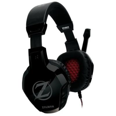 Zalman headset ZM-HPS300 / herní / náhlavní / drátový / 50mm měniče / 2x 3,5mm jack
