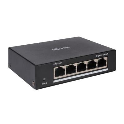 HiLook Powered by HIKVISION switch NS-0505/ 5x port/ 1000 Mbps RJ45 ports/ 1 Gbps/ Kov