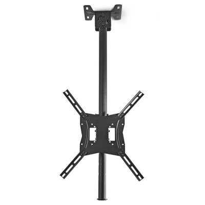 NEDIS stropní držák pro LCD a TV/ 26 - 42"/ nosnost 20 kg/ náklon 25°/ úhel otáčení 90°/ nastavitelná výšká/ ocel/ černý