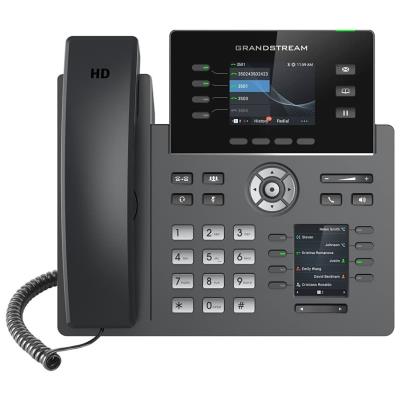 Grandstream GRP2614 VoIP telefon, 4x SIP, barevný 2,8" displej, 2x Gbps RJ45, PoE, WiFi, BT,