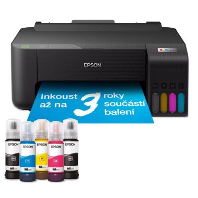 Epson EcoTank L1230/ ITS/ 5760 x 1440/ A4/ 4 barvy/ USB/ 5 let záruka po registraci
