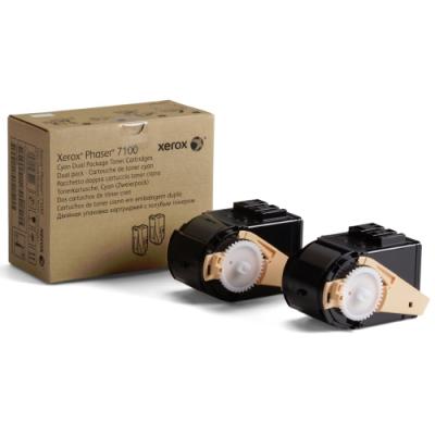 Xerox original toner pro Phaser 7100/ azurová 2x/ 9000 str.