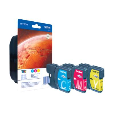 BROTHER inkoustová náplň LC-1100HY RBWBP/ multipack/ Tři barvy