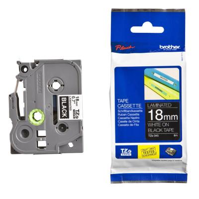 BROTHER laminovaná páska TZE-345/ černá-bílá/ 18mm