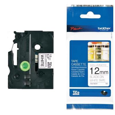 BROTHER nelaminovaná páska TZE-N231/ bílá-černá/ 12mm