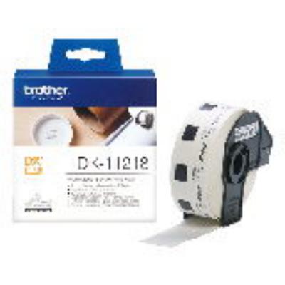 BROTHER papírové štítky DK-11218/ QL/ kulaté/ 1000ks/ průměr 24 mm
