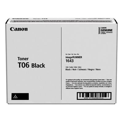 Canon originální toner T06, černý, 20 500str., pro ImageRUNNER 1643i, 1643iF