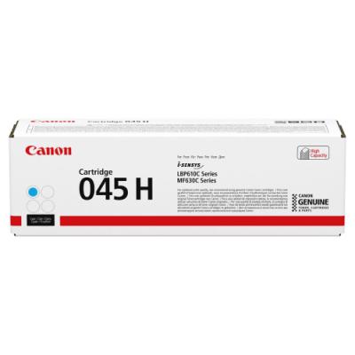 Canon originální toner CRG-045H C (azurová, 2200str.) pro i-SENSYS MF635Cx, MF633Cdw, MF631Cn, LBP613Cdw, LBP611Cn