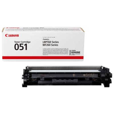 Canon originální toner CRG-051 BK, černý pro LBP162dw, MF269dw, MF267dw, MF264dw