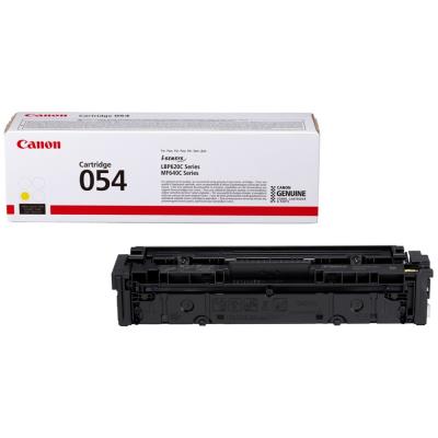 Canon originální toner CRG-054Y (žlutý, 1200str) pro Canon i-SENSYS LBP621Cw, 623Cdw, MF641Cw, 643Cdw, 645Cx