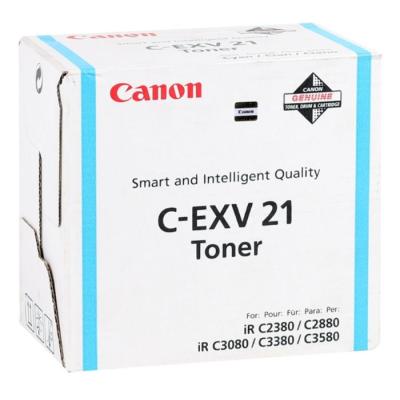 Canon originální toner C-EXV21C/ iRC-2880/ 3x80/ 14 000 stran/ azurový