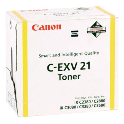 Canon originální toner C-EXV21Y/ iRC-2880/ 3x80/ 14 000 stran/ Žlutý