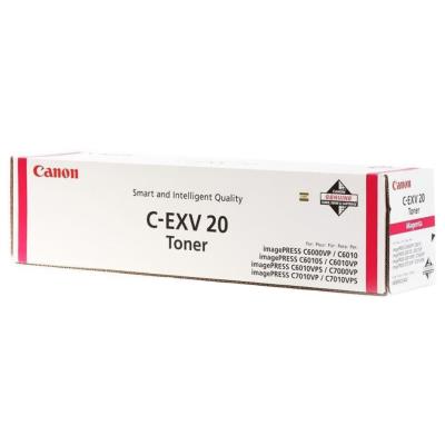 Canon originální  TONER CEXV20 MAGENTA IP C7000VP/C7010VP/C6000VP/C6010VP 35 000 stran A4 (5%)