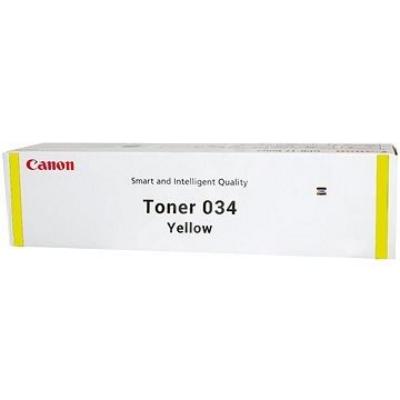 Canon originální toner 034 Y iR-C1225, C1225iF/ Žlutý