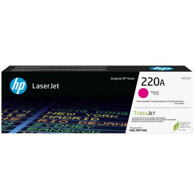 HP toner 220A - Purpurový 1800str. (W2203A) - pro Color LaserJet Pro 4202de, 4202dn, 4202dw