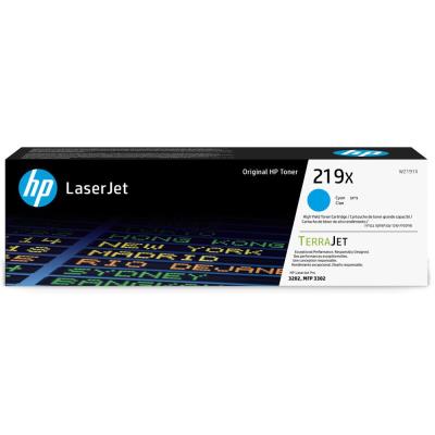 HP toner originální 219X - azurový, high capacity, 2500str.