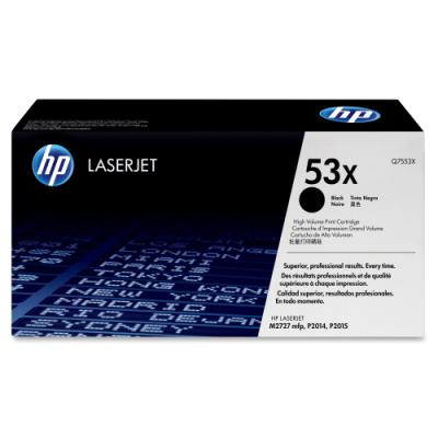 HP černý toner, Q7553X, LJ P2015 - 7000 str. originál