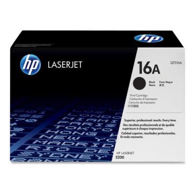 HP toner černý Q7516A originál