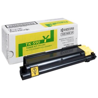 Kyocera toner TK-590Y/ FS-C2026MFP/ C2126MFP/ 5 000 stran/ Žlutý