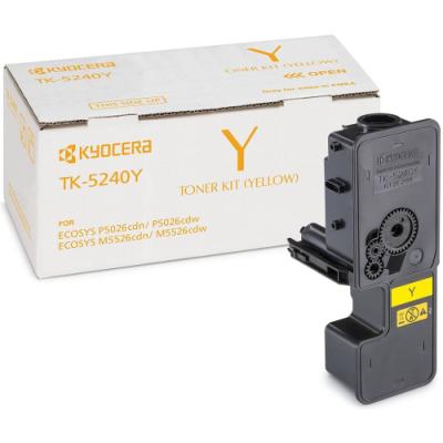 Kyocera toner TK-5240Y/ M5526cdn;cdw, P5026cdn;cdw/ 3 000 stran/ Žlutý